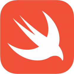 swift language minimalist logo