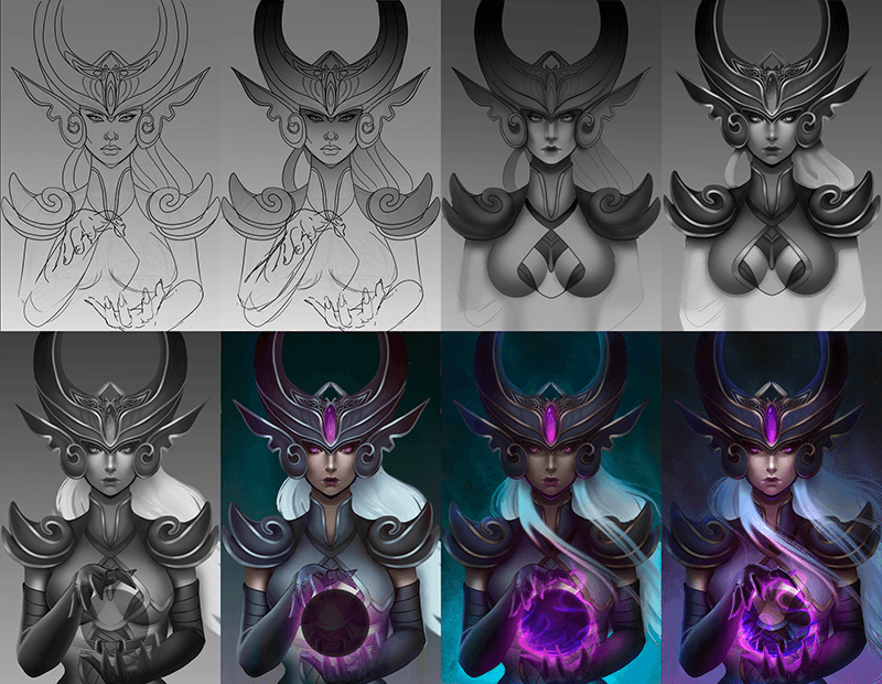 concept art creation steps