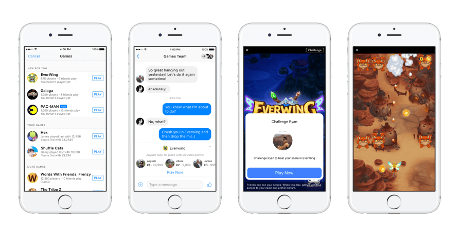 Facebook lets Instant Games developers keep all in-app revenue generated on  Android - , We Make Games Our Business