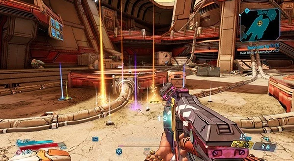 Borderlands, a co-op multiplayer Unreal Engine shooter