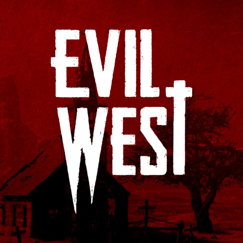 Evil west logo bg