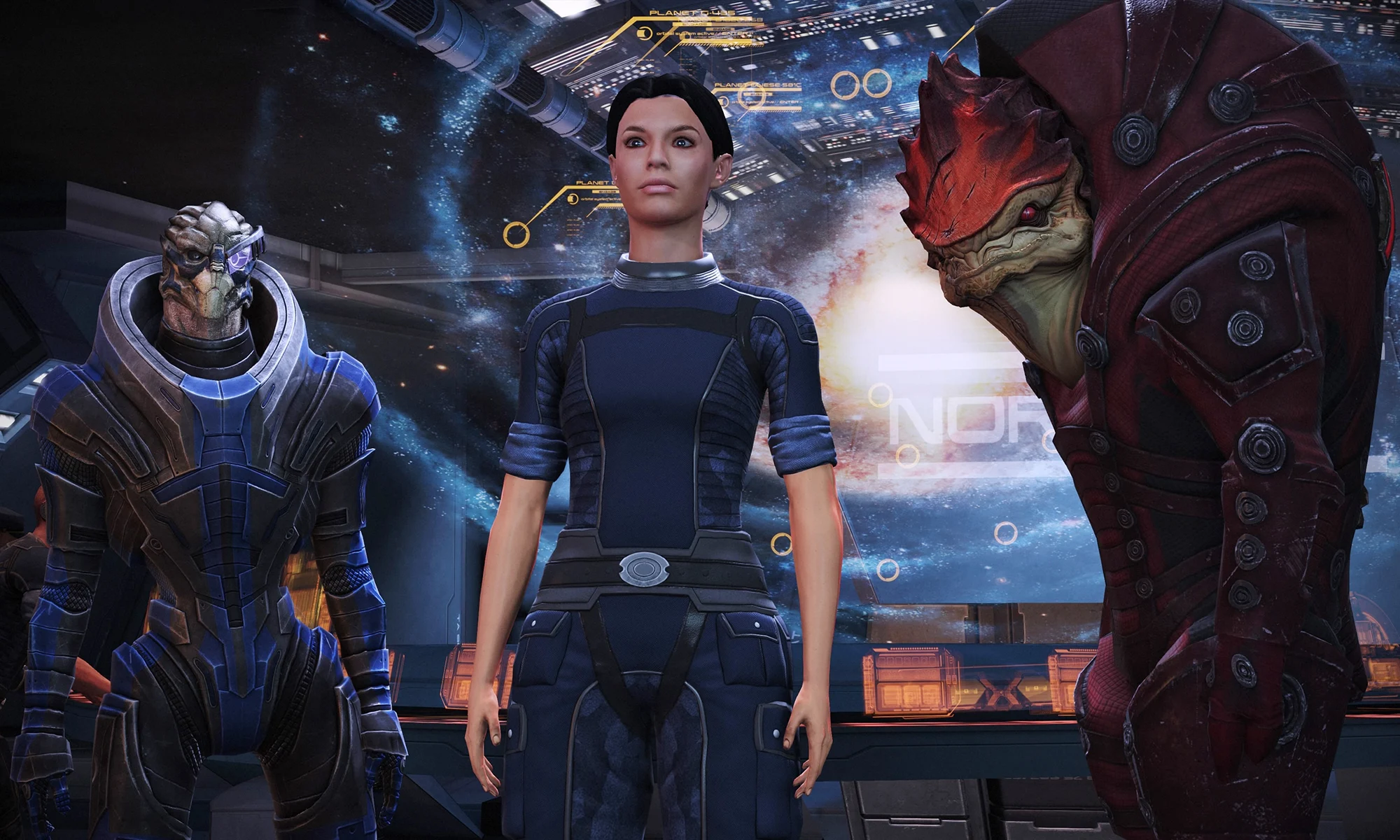 Mass Effect, a branching storytelling example