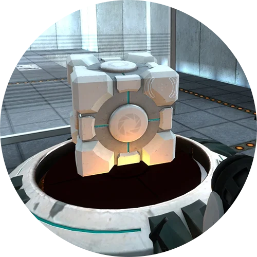 Portal 2, a physics puzzle game