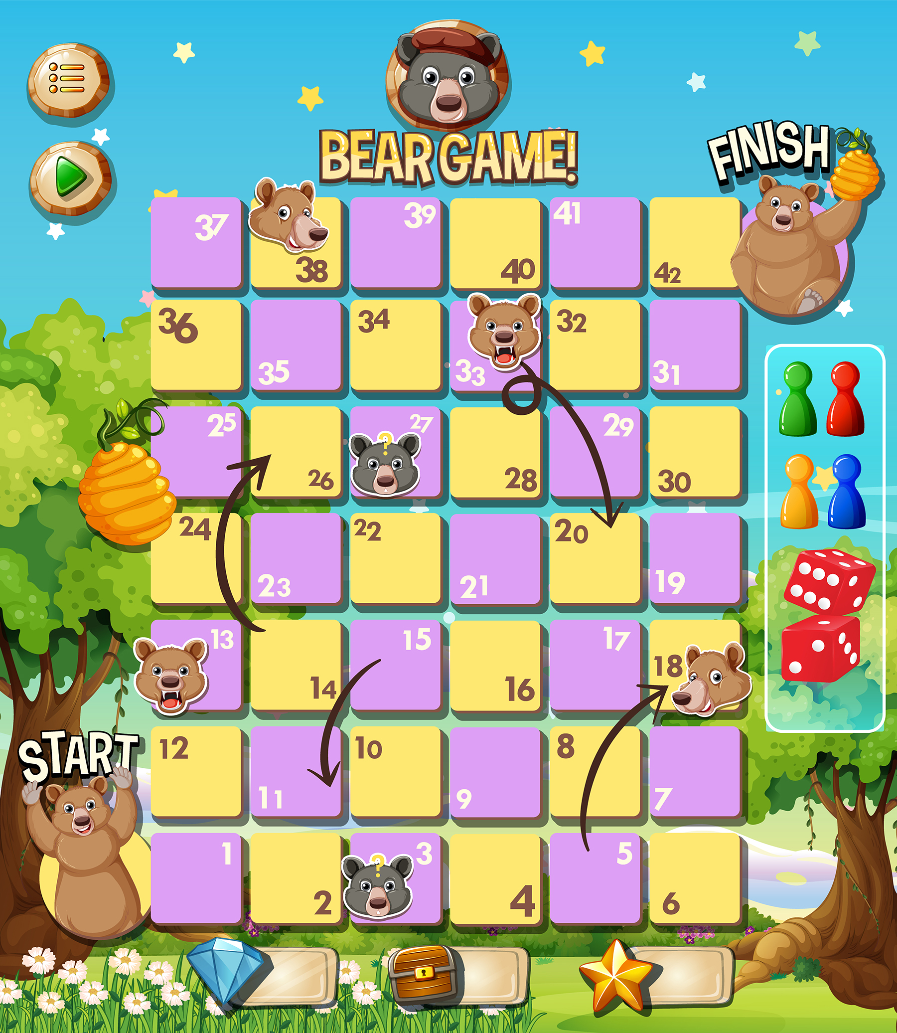 Puzzle game example