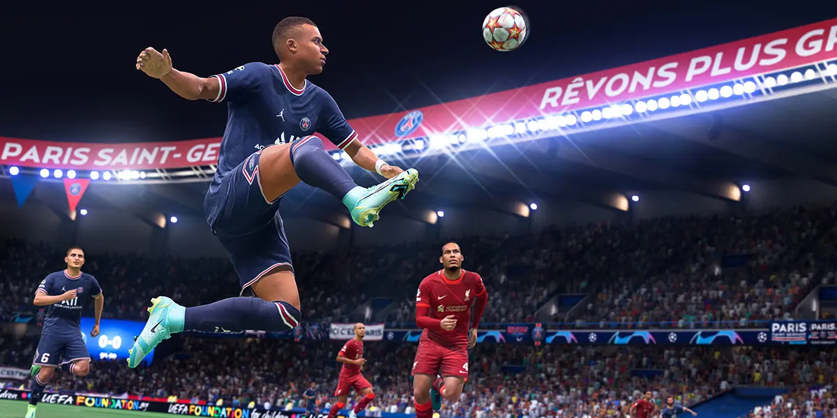 FIFA 22, a sports game