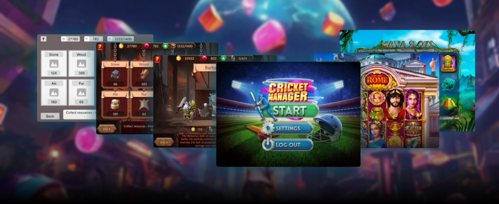 Game UI/UX Design - Game-Ace