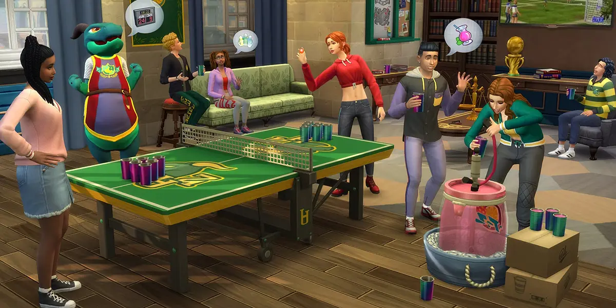 The Sims 4, a life simulation game