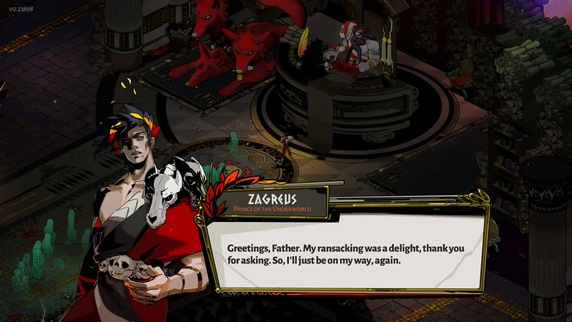 Hades, a single-player game