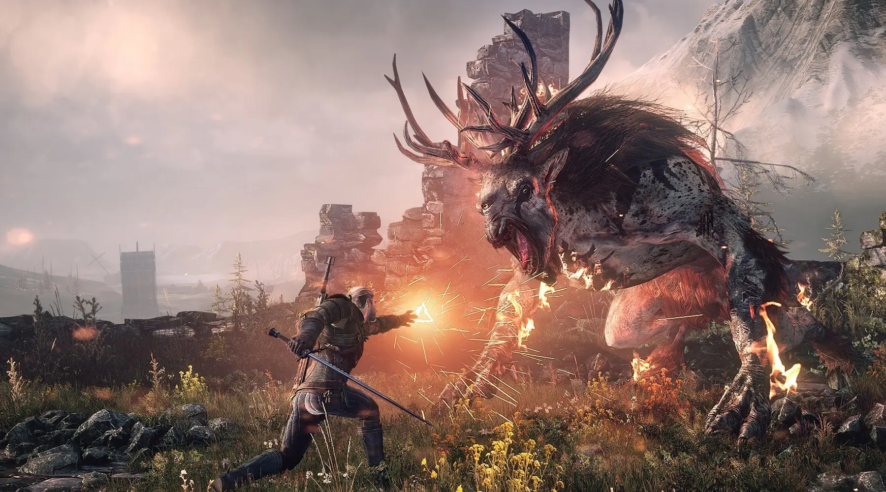 The Witcher 3: Wild Hunt, a hub-and-spoke narrative game