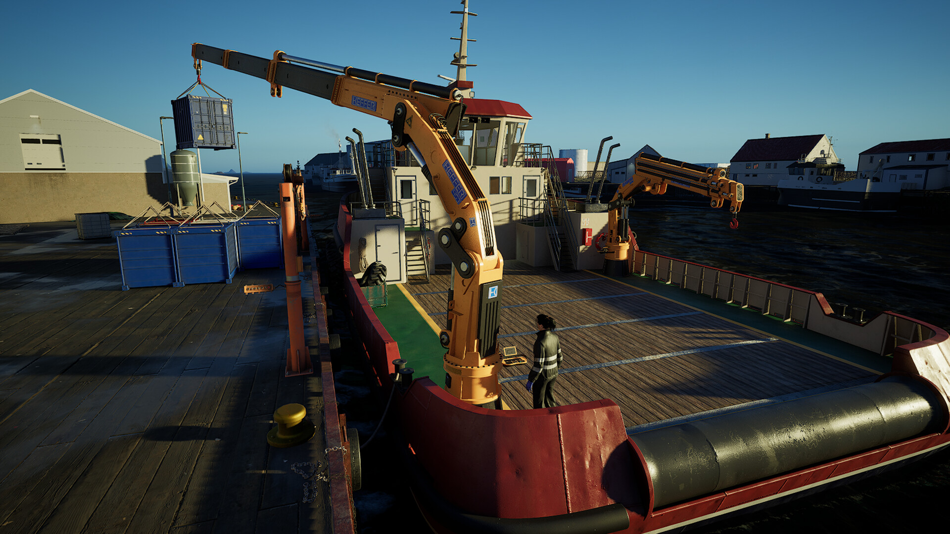 Ships at sea image