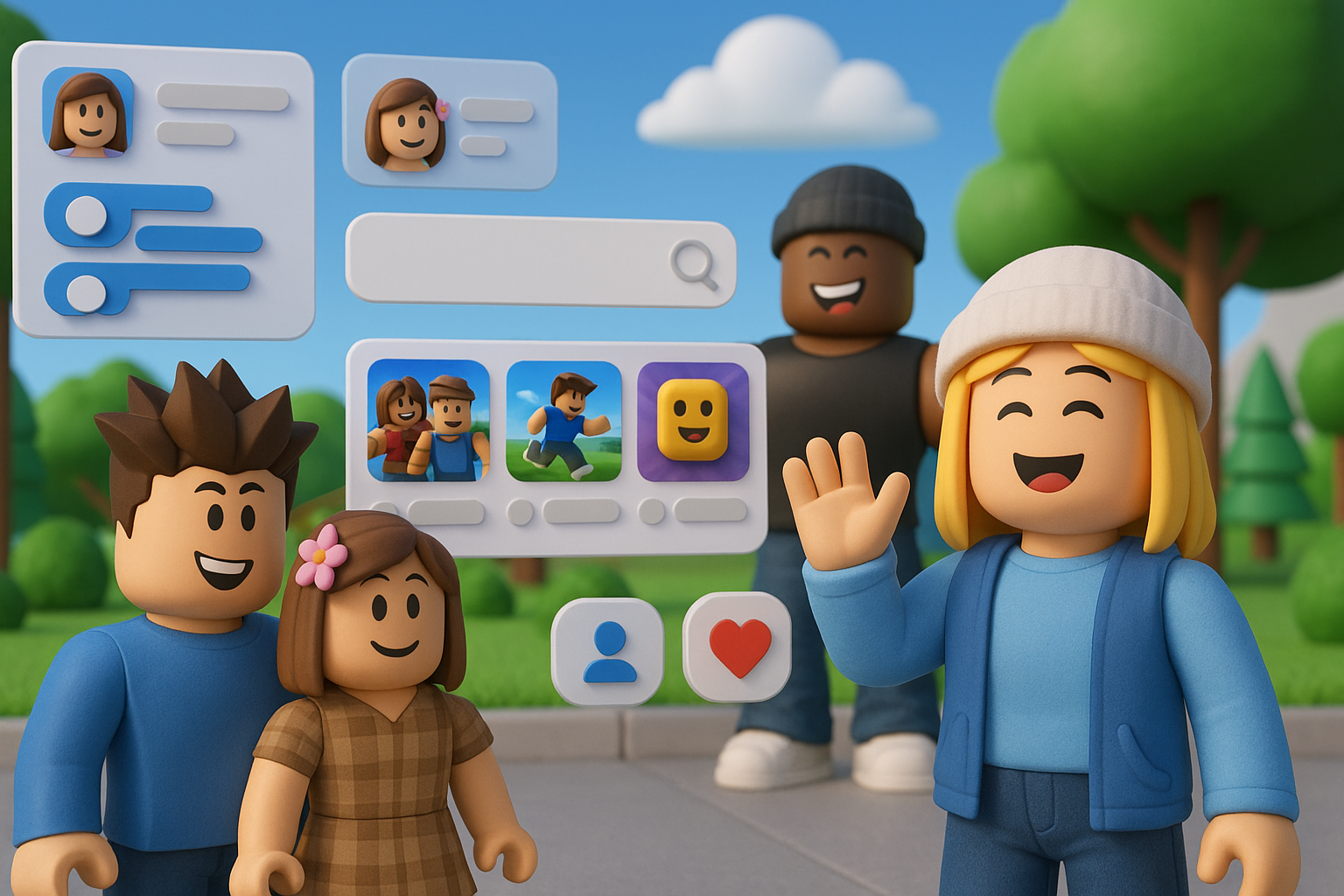 Social community & discovery updates in roblox