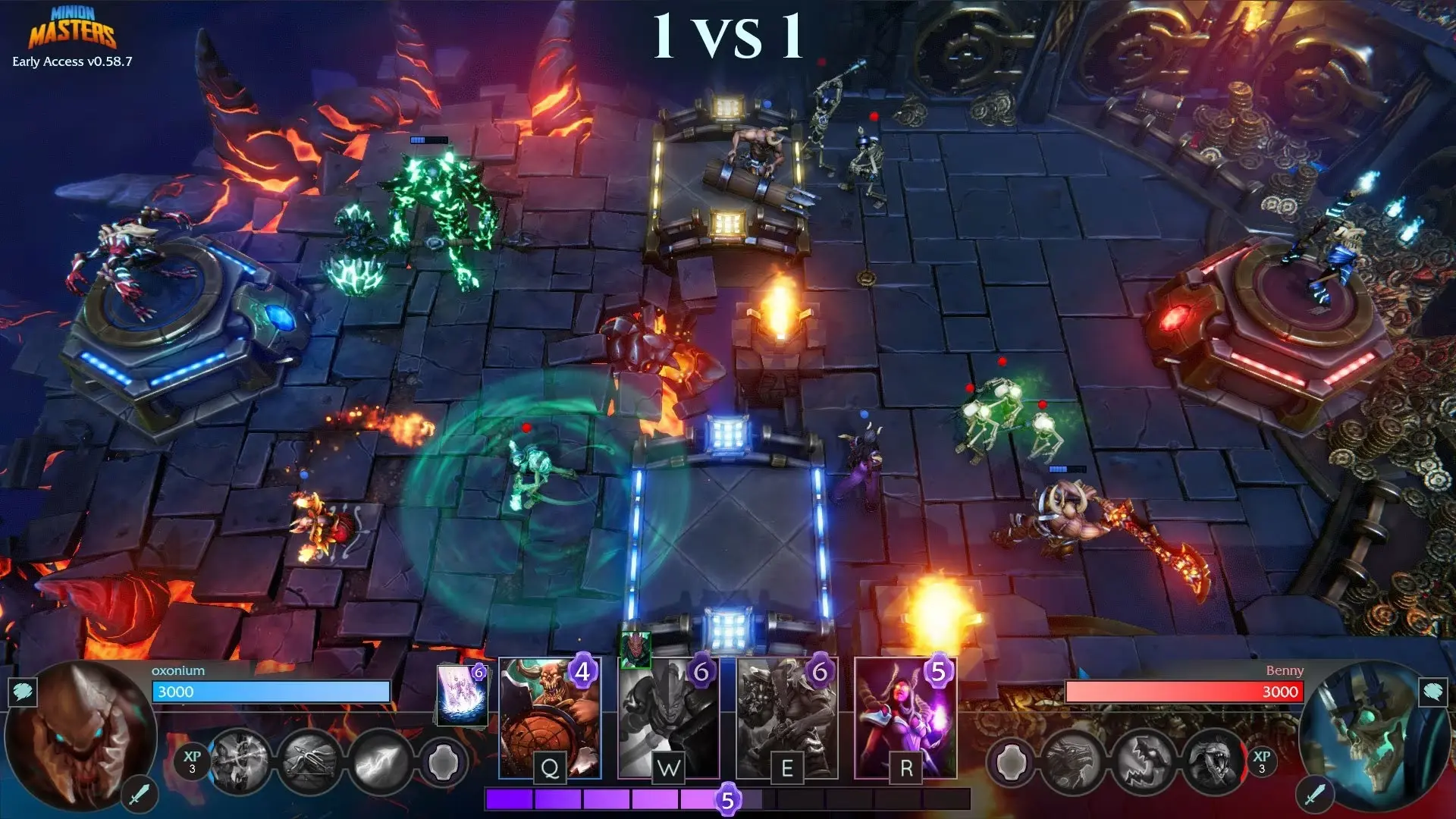 Minion Masters, a tower-defense hybrid card battler