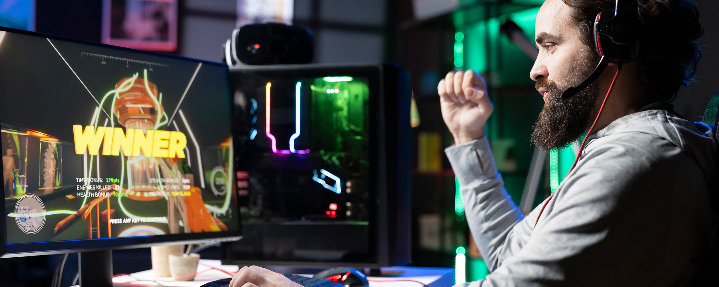 Game development work environment used by professional development teams