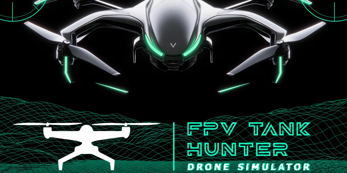 FPV Tank Hunter drone simulator game development case study