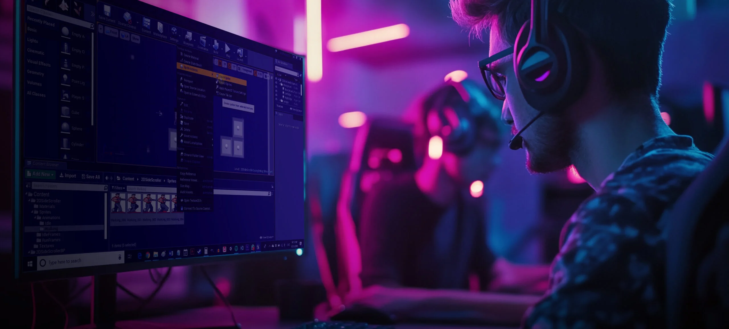 Game development company creating custom games