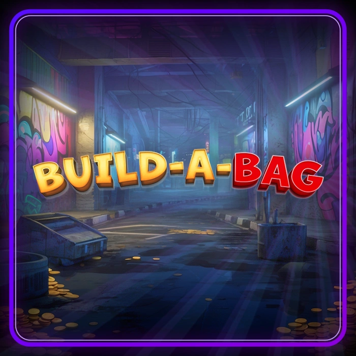 Build A Bag is a Web3 slot game logo