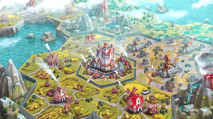 Hexagonium MMO mobile game