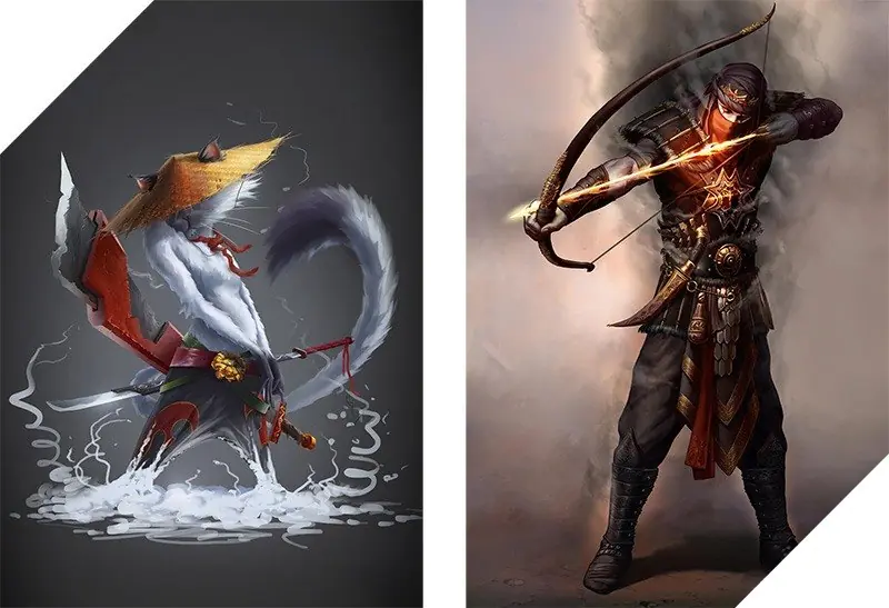 Character concept art examples by Game-Ace
