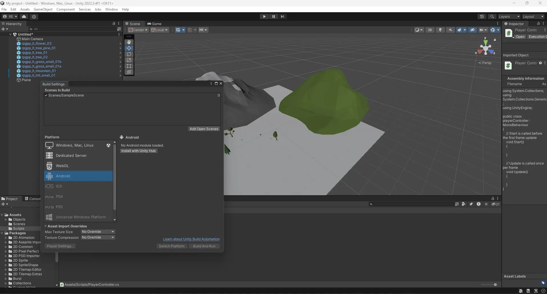 how to make a mobile game in unity