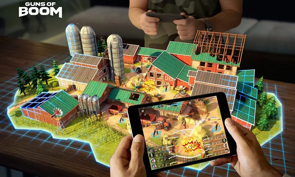 Guns of Boom AR game