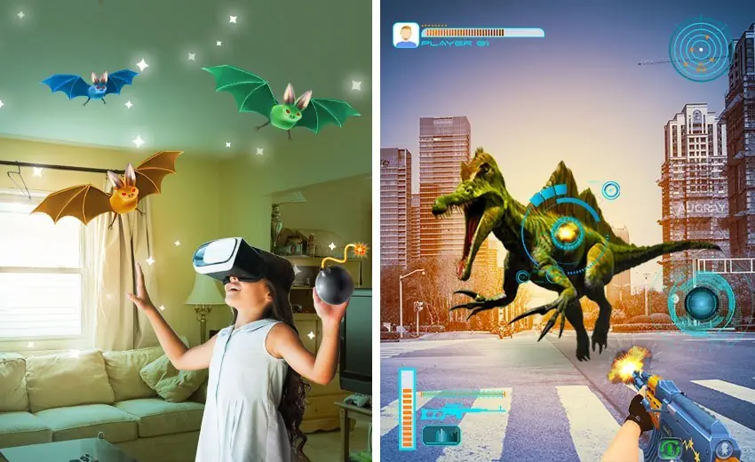 AR vs VR games