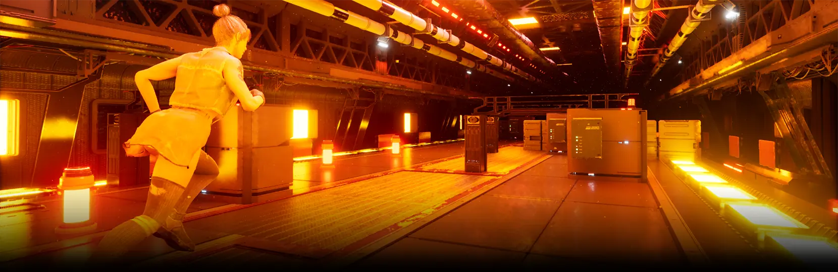 Endless runner game with unreal engine bg