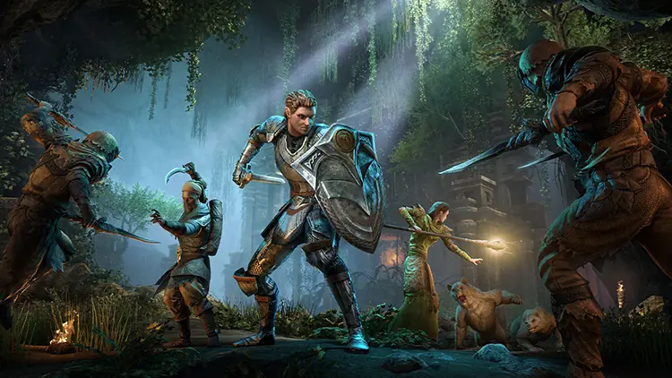 The Elder Scrolls Online, a classic sharded MMORPG