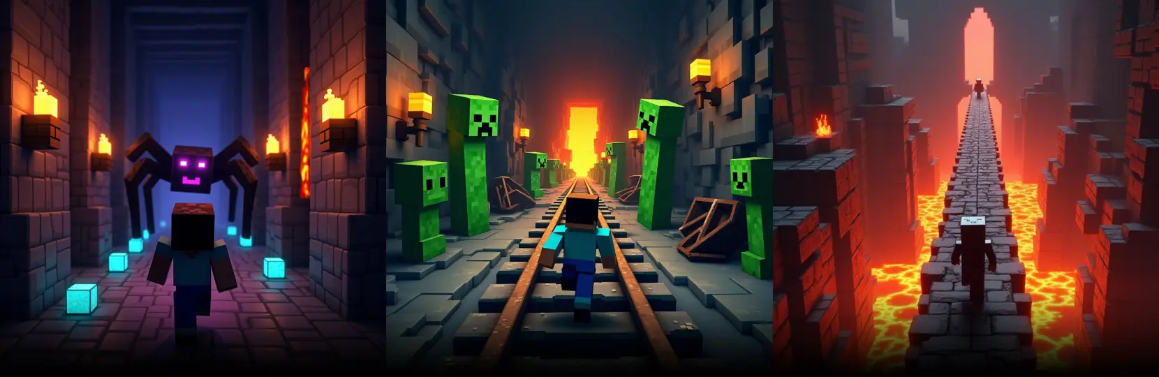 Minecraft runner in roblox