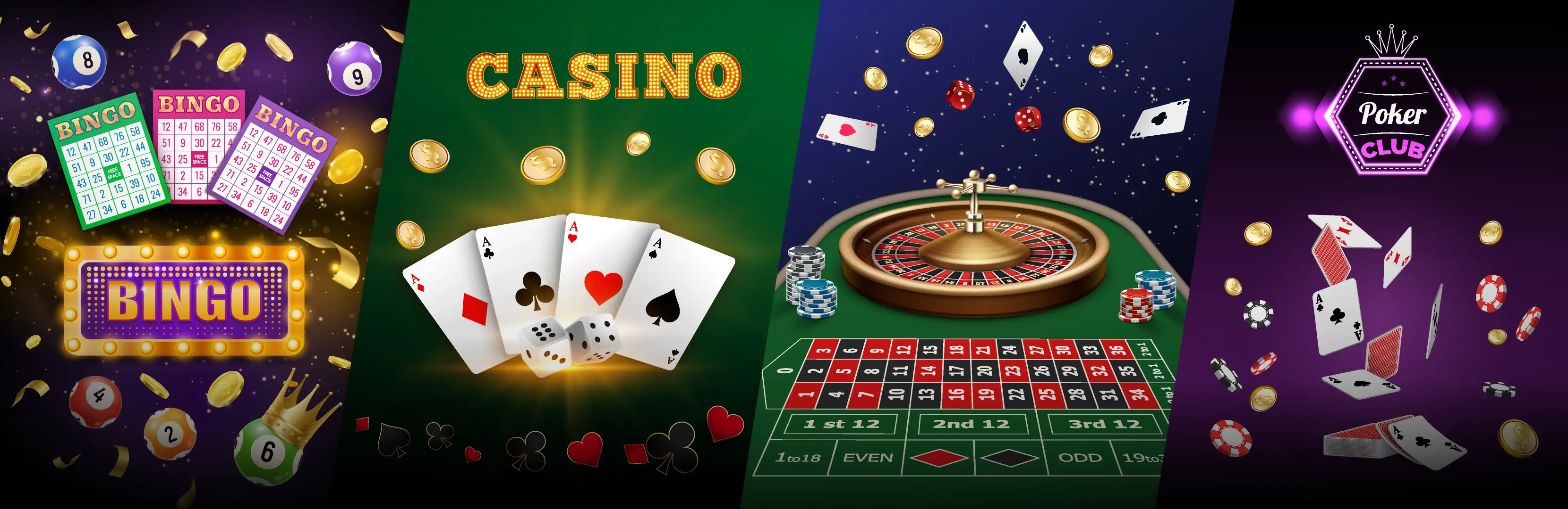 Social casino games header
