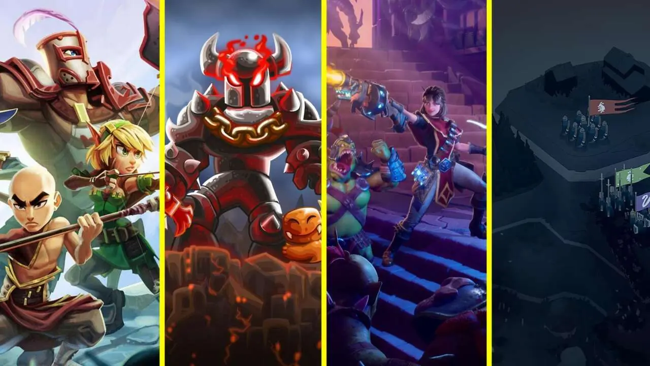 Tower defense games collage