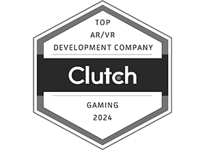 Ar vr development company gaming 2024 game ace badge